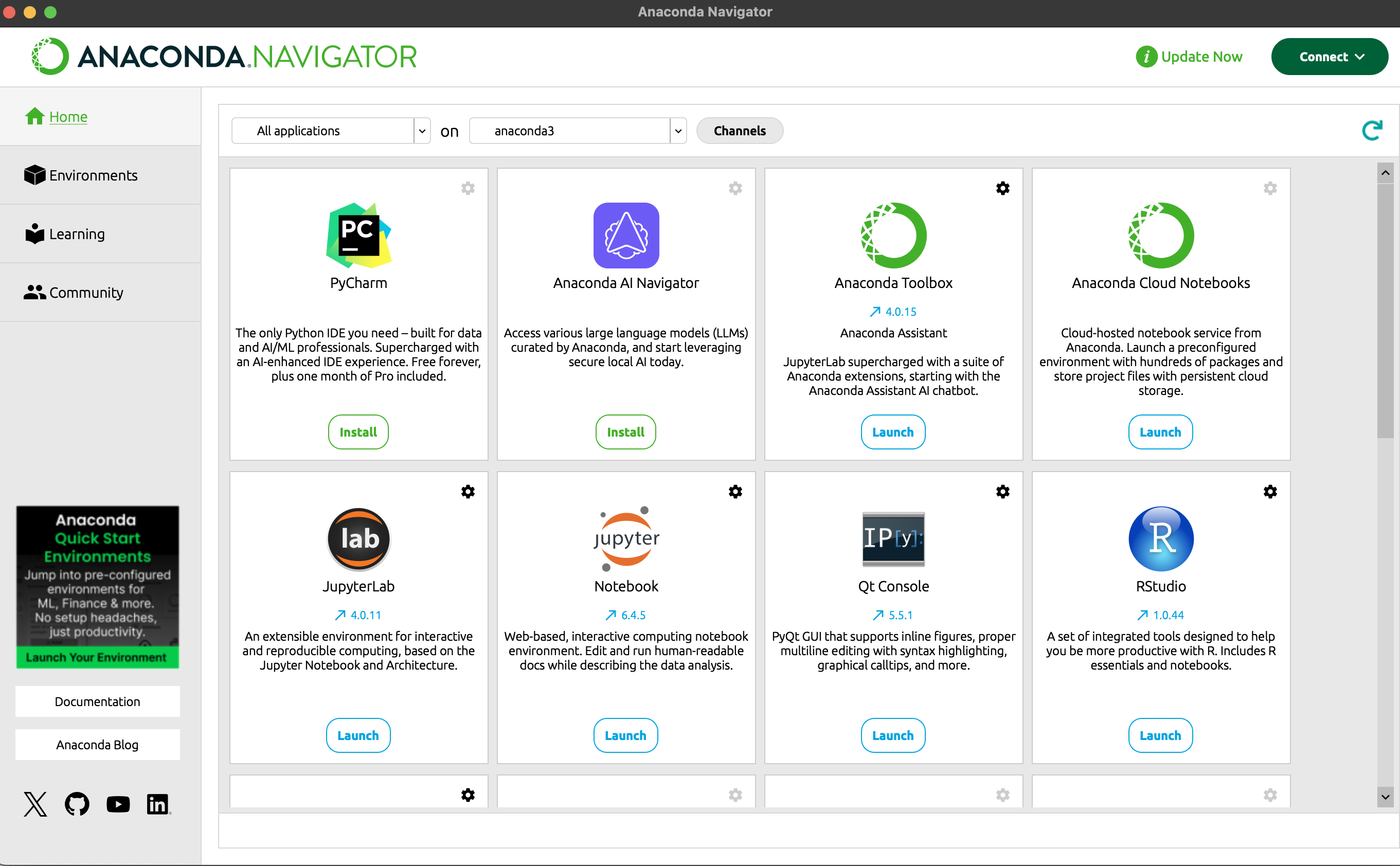 Anaconda Program Manager