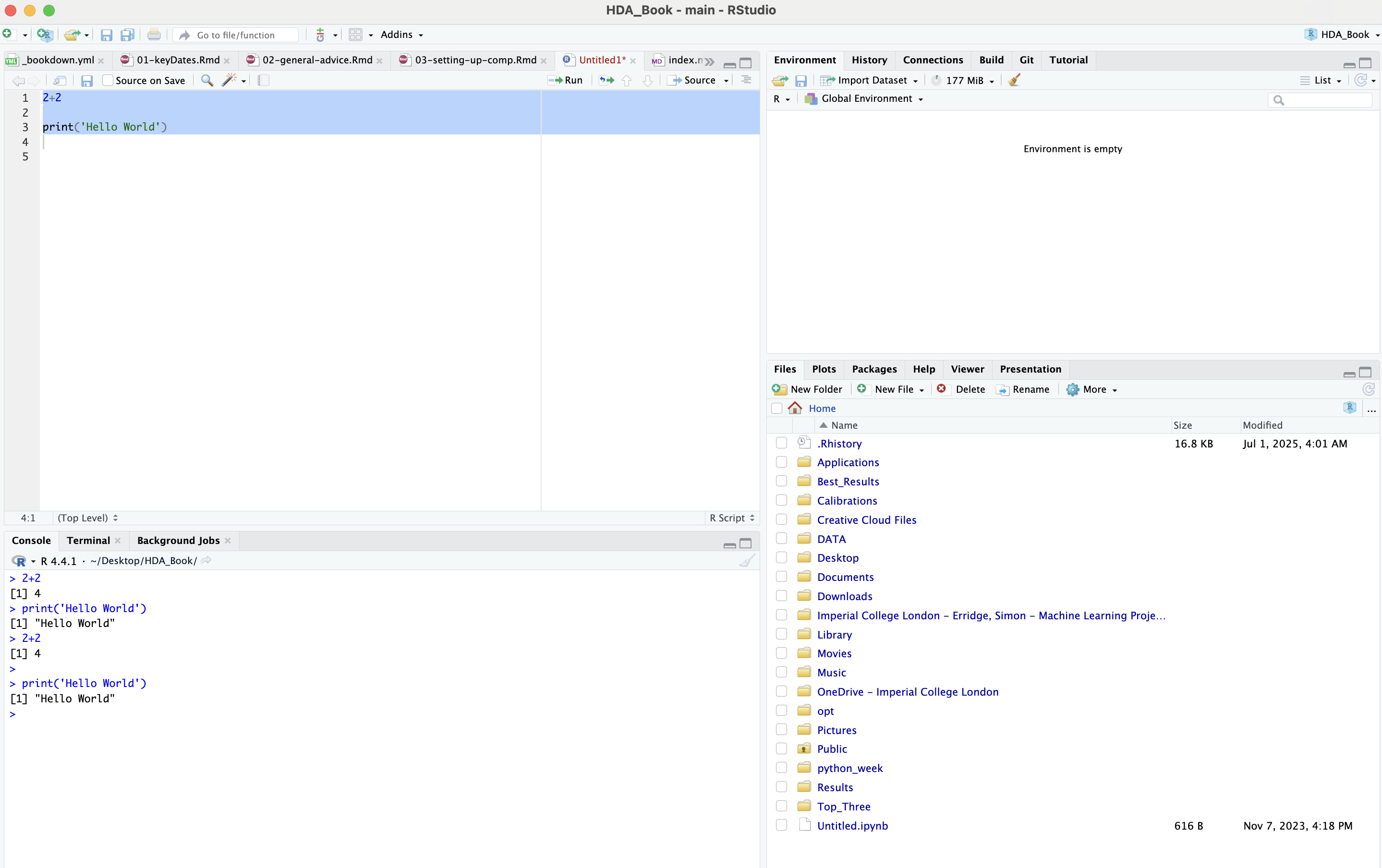 Hello World in Bash