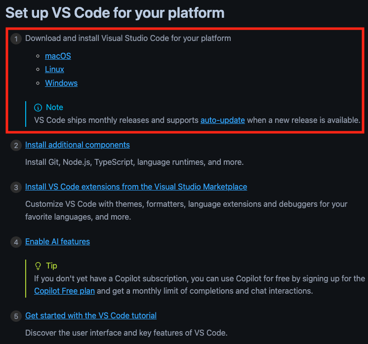 Install VS Code
